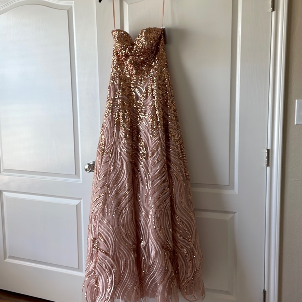 never worn prom dress. bought it and didn’t even go to prom lol